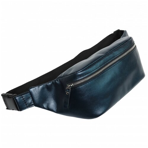 Поясная сумка LORA. Сумка на пояс универсальная. Темно-синяя