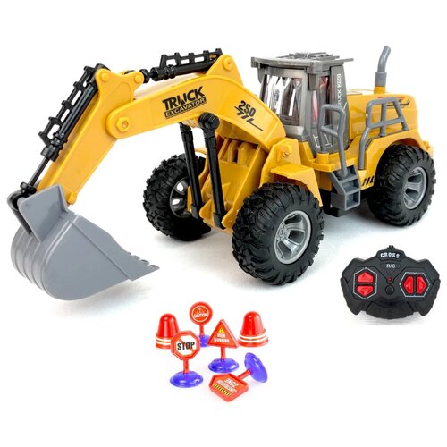 Большой Грузовик Машинка На Радиоуправлении Строительная Техника Трактор Экскаватор Самосвал Игрушка Радиоуправляемая Машина На Пульте Управления