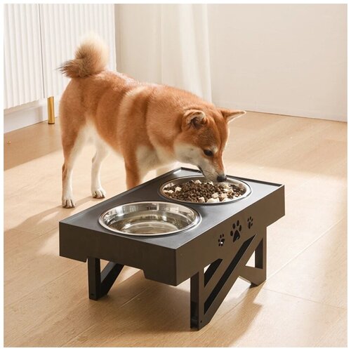 Миски для собак двойная на подставке