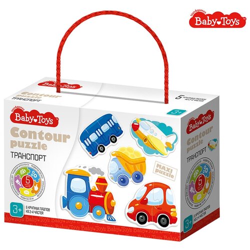 фото Пазлы контурные «транспорт» baby toys