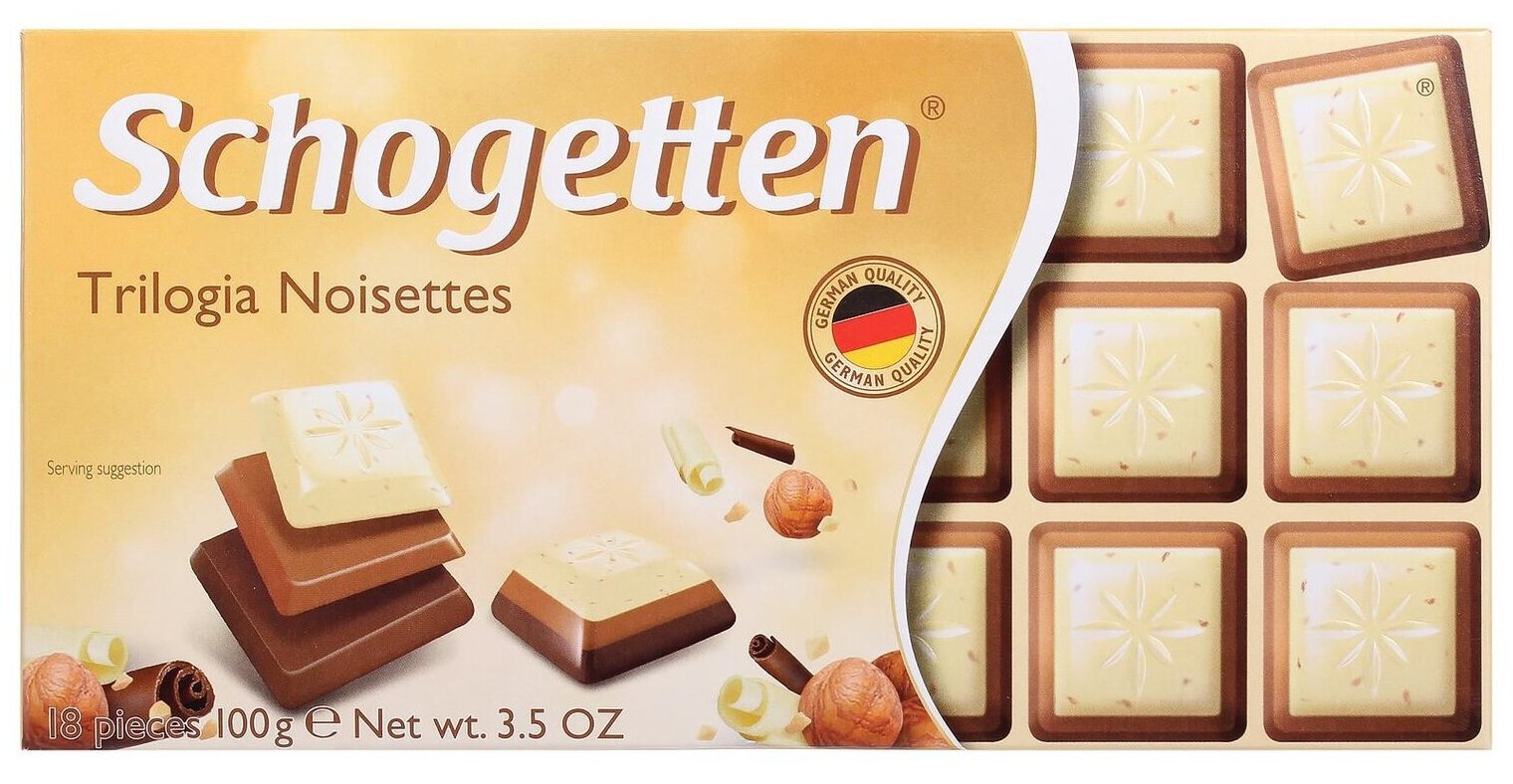 Шоколад Schogetten Trilogia 100 гр - фотография № 7