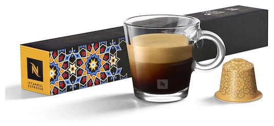 Кофе в капсулах Nespresso World Explorations Istanbul Espresso, 10 кап. в уп., 5 уп. - фотография № 1