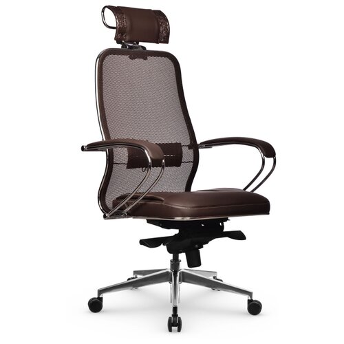 Компьютерное кресло METTA Samurai SL-2.041 офисное, обивка: искусственная кожа/текстиль, цвет: черное