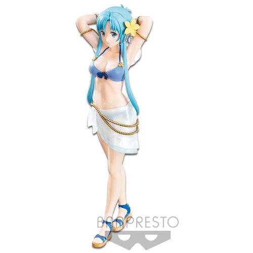 Фигурка Sword Art Online - Асуна (Asuna Espresto Figure Jewelry Materials Swimsuit) 23 см hot anime sword art online metal necklace yui s heart blue crystal pendant cosplay accessories jewelry can drop shipping