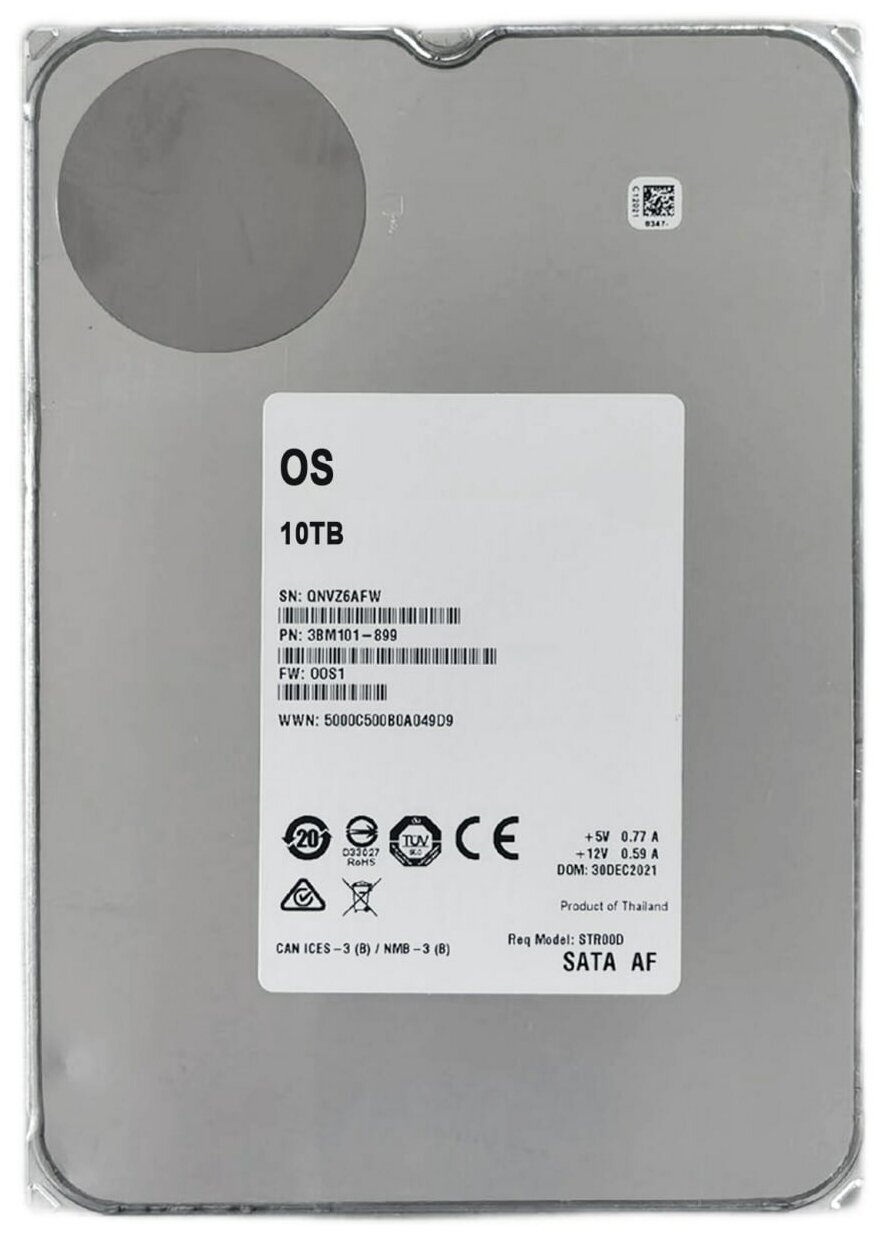 Внутренний жесткий диск OS 10TB HDD 7200 ST10000DM0004 OEM
