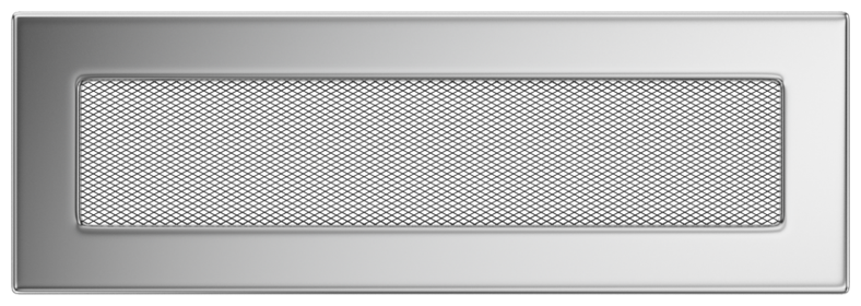 фото Решетка Kratki 11х32 полированны хром, вентиляционная