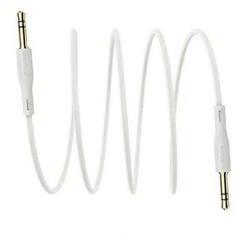 Кабель Borofone BL1 Audiolink AUX audio cable, Белый аудио кабель aux borofone bl1 audiolink черный