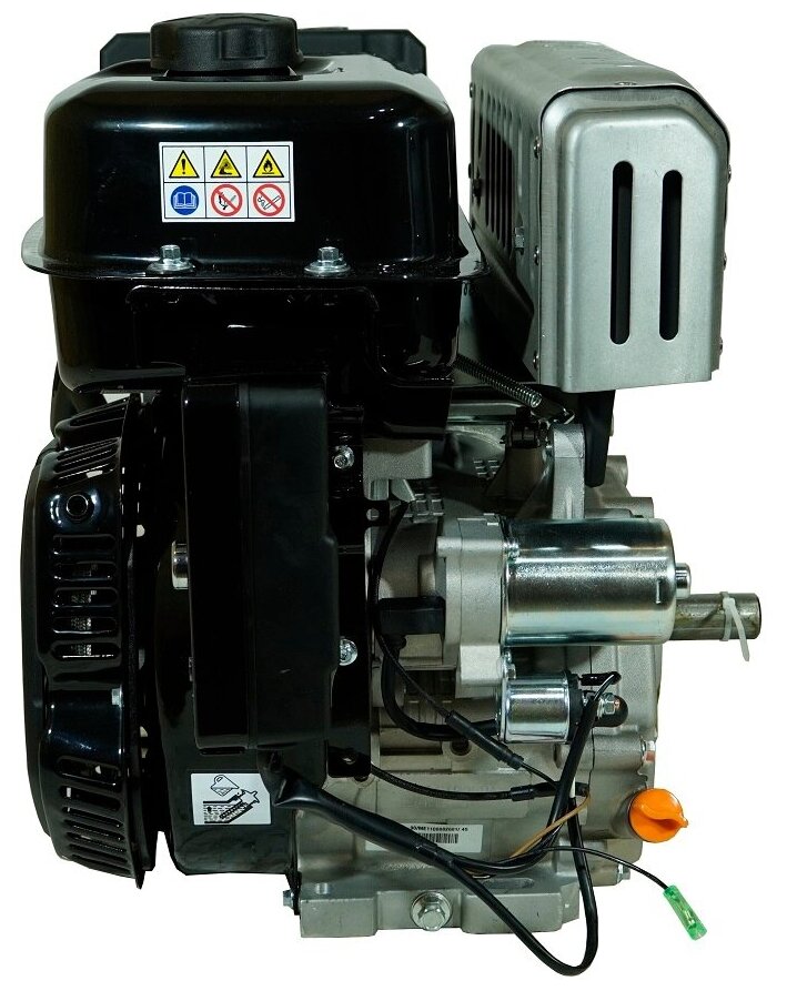 Двигатель Loncin LC 190FDA (A type) D25 (лодочная серия, 15л.с., 420куб. см, вал 25мм, ручной и электрический старт) - фотография № 4