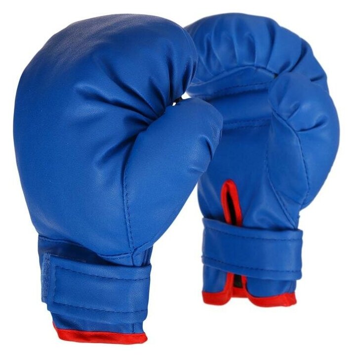 Перчатки боксёрские детские, цвет синий