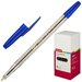 Ручка шариковая, синяя, неавтоматическая Attache Corvet, ручки, набор ручек, 50 шт.