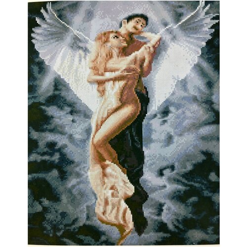 Алмазная мозаика «Падший ангел», размер 40*50, круглые стразы, полная выкладка