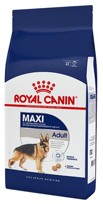 Корм д/собак сух Royal Canin (Роял Канин) Макси Эдалт 15кг 1 шт