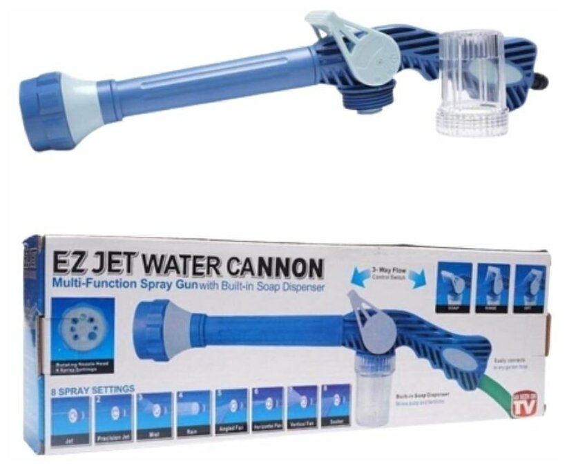 Благодатный мир Насадка-распылитель воды EZ JET WATER CANNON - фотография № 1