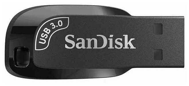 Флеш накопитель 64GB SanDisk CZ410 Ultra Shift, USB 3.0 Черный