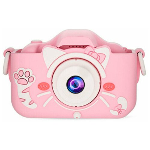 Развивающий детский фотоаппарат игрушка для детей, TEKCAM T400, розовый