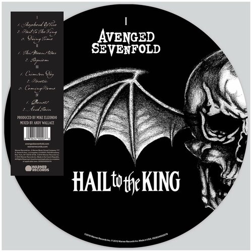 Виниловая пластинка Avenged Sevenfold Виниловая пластинка Avenged Sevenfold / Hail To The King (Limited Edition)(Picture Disc)(2LP) виниловая пластинка avenged sevenfold waking the fallen