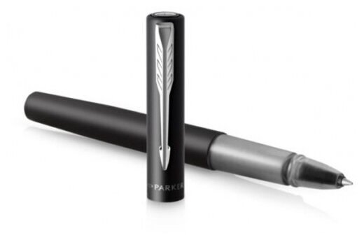Ручка роллер PARKER Vector XL (2159774) Black F черные подар. кор.