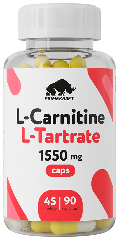 Продукт специализированный диетического профилактического питания L-карнитин L-тартрата / L-Carnitine L-Tartrate 90 капсул