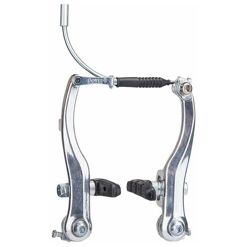 фото Тормоз ободной vbr-218a v-образный задний, алюм серебро/510170 novasport