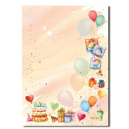 Бумага дизайнерская «ВЕЧЕРИНКА» А4, 90 г/ м 2 , 20 листов, DECADRY, TSC6770