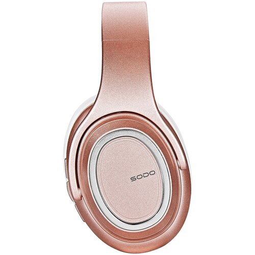 Беспроводные наушникиколонка SODO MH11 Bluetooth AUX 450 мАч розовое золото 3ВтNFCTFFM 247200₽