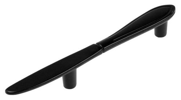 Ручка скоба "Нож" CAPPIO, м/о 76 мм, цвет черный - фотография № 5