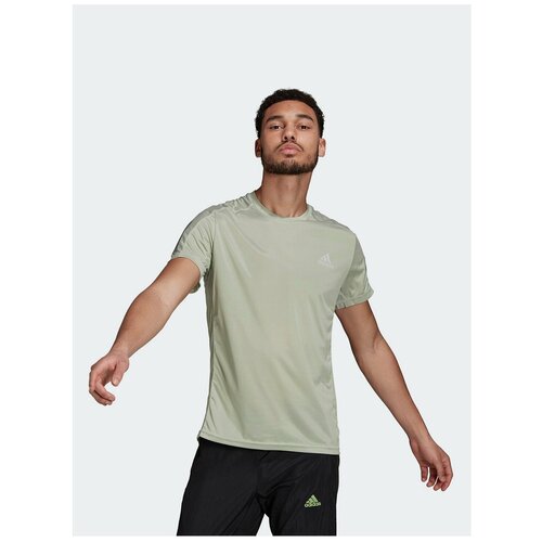 Футболка беговая Adidas Own The Run Orange Rush/Reflective Silver (US:XL)