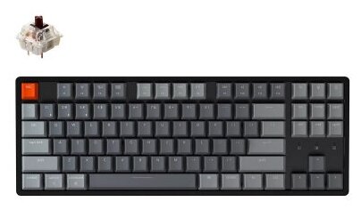 Клавиатура беспроводная Keychron K8, White LED, Brown Switch (K8G3)