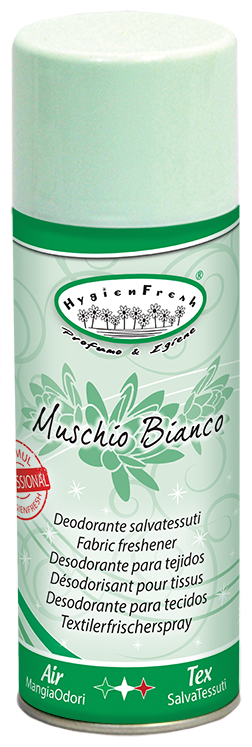 Парфюмерный деоспрей для текстиля и воздуха с ароматом Muschio Bianco , 400 мл