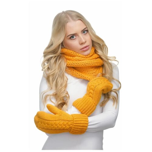 Снуд LAMBONIKA, 60х35 см, оранжевый