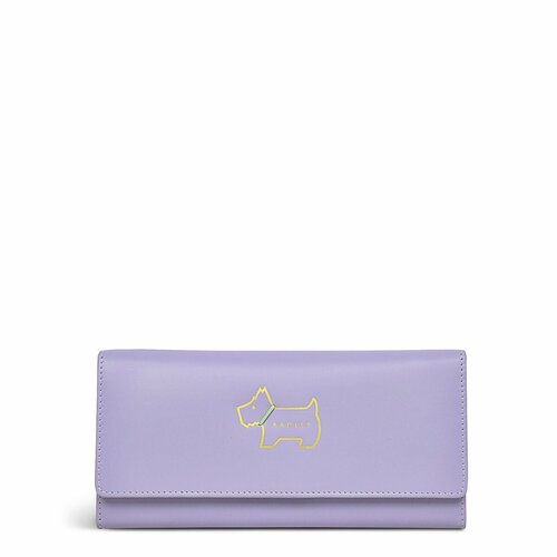 Кошелек Radley, фактура гладкая, фиолетовый