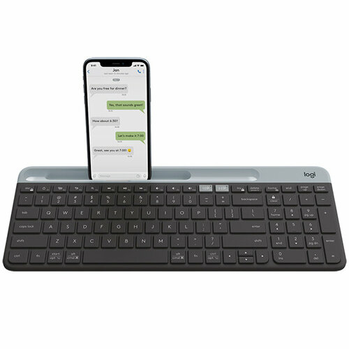 Беспроводная клавиатура Logitech K580 Slim Multi-Device графит, русская
