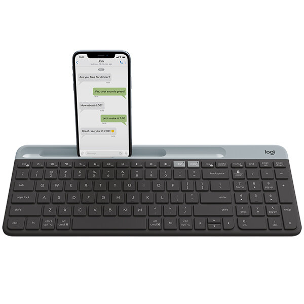 Клавиатура Logitech K580 Slim Multi-Device русская раскладка, графит — фото 1
