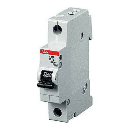 фото 2CDS281001R0034 Автоматический выключатель ABB S201P 3А 1п 25кА, C, S201P-C3