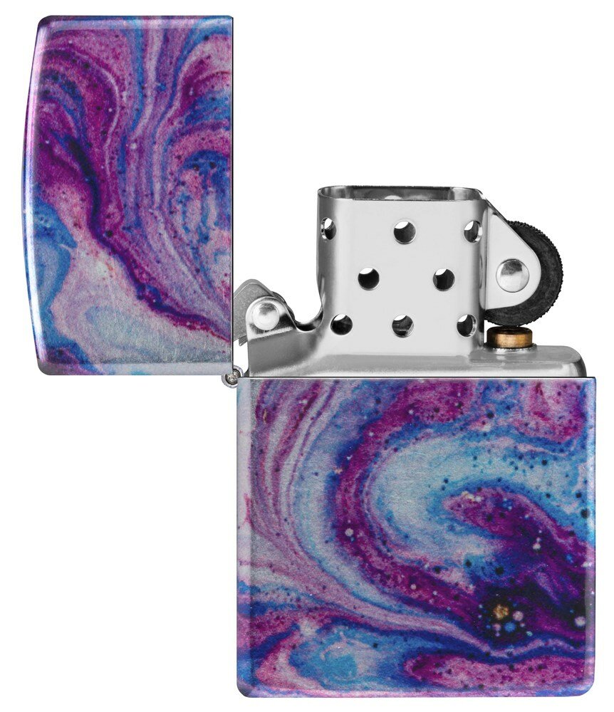 Зажигалка Zippo Universe Astro Сиреневый - фотография № 4