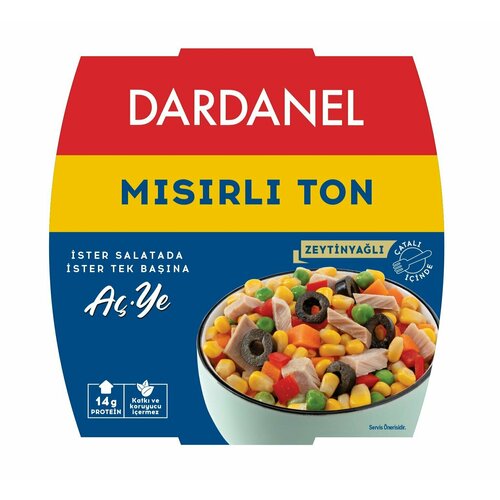 DARDANEL Тунец с кукурузой 160 гр (MISIRLI TON BALIGI)