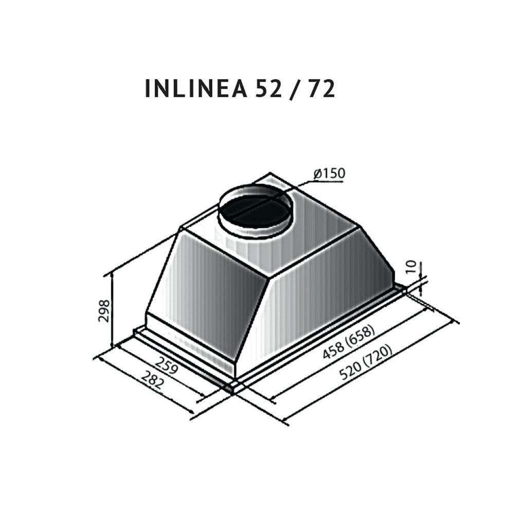 Встраиваемая вытяжка Kuppersberg Inlinea 52 сенсорная