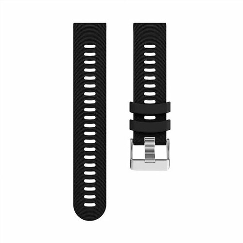 20mm silicon band for garmin venu sq strap for vivoactive 3 3m vivomove hr forerunner645 bracelet watchbands Ремешок QuickRelease 20 мм для Garmin Forerunner 55/245/645, Venu Sq 2 Plus, Vivoactive 3, Vivomove премиум силикон (черный)