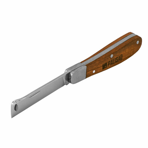 Нож садовый PALISAD 79002, сталь/древесина нож садовый palisad 79002 сталь древесина