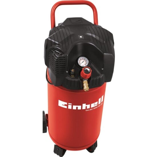 Компрессор Einhell TC-AC 200/30 OF, безмасляный,8бар,30л, вертикальный бак