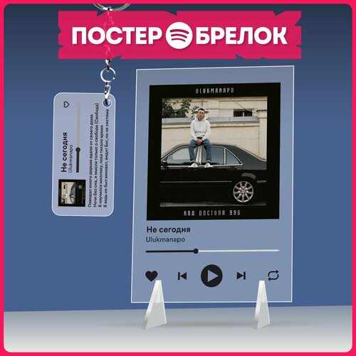 Постеры spotify брелок репер Ulukmanapo подарочный набор