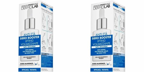 Dermolab Сыворотка-бустер антивозрастная Anti-Aging Face Booster Serum, 30 мл, 2 шт