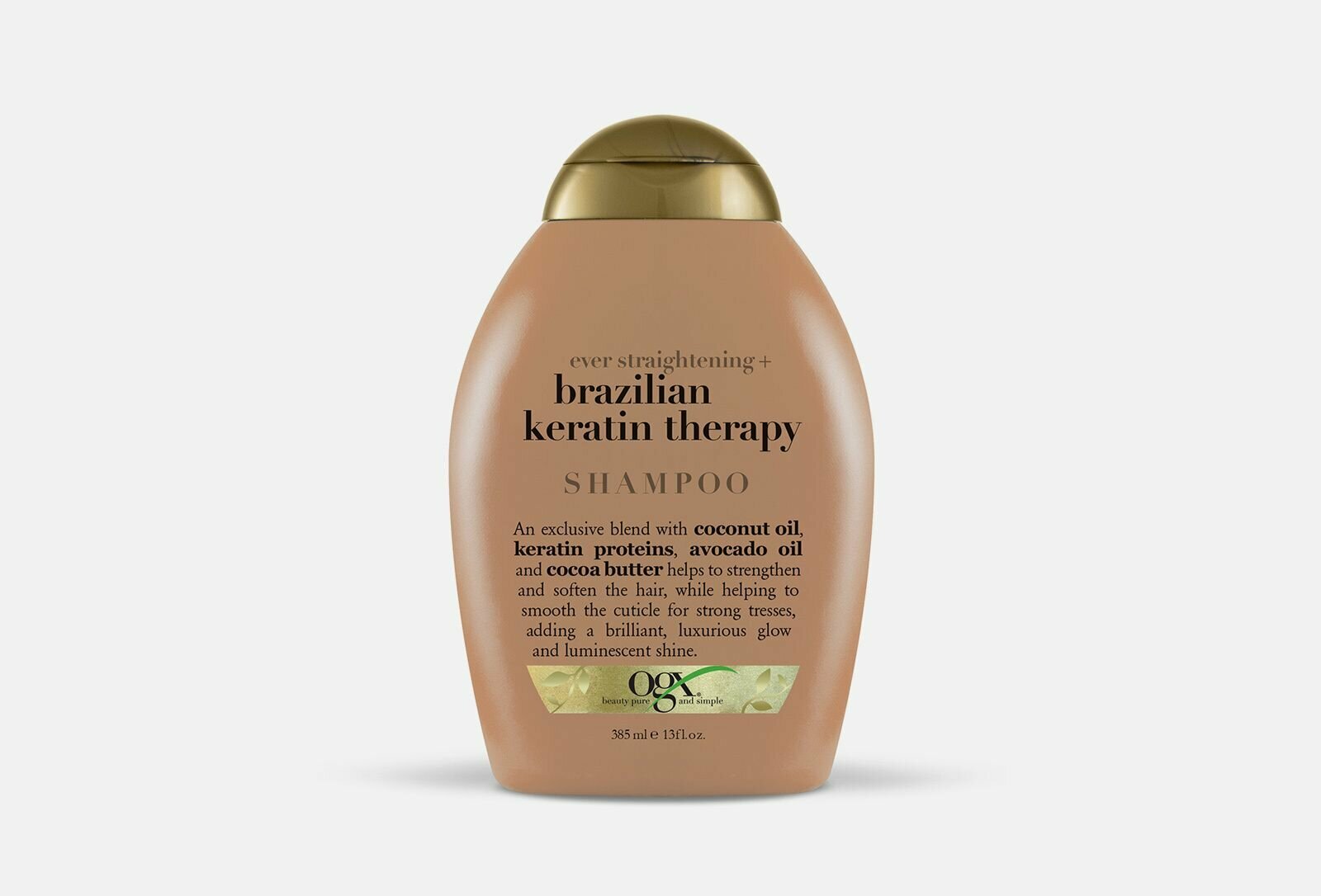 фото Разглаживающий шампунь для укрепления волос Бразильский кератин