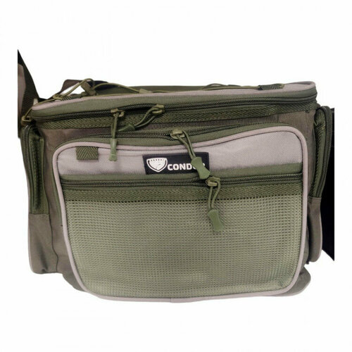 фото Сумка рыбака condor, пвх, цвет зеленый, размер 43*27*24 см