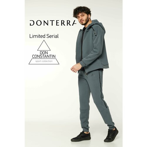 фото Брюки donterra, размер 56, серый