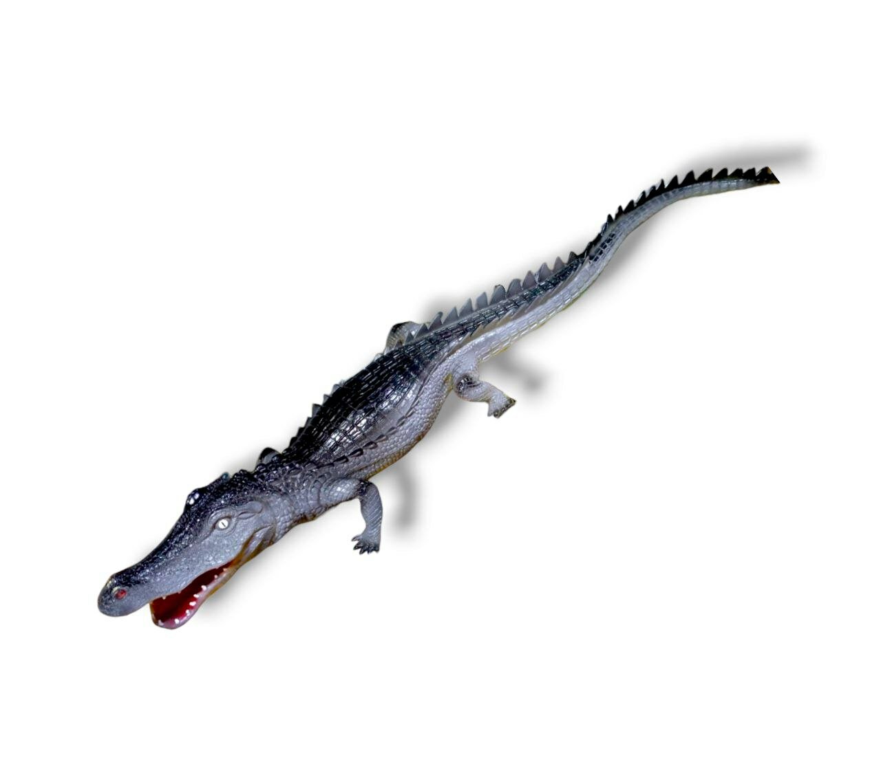 Игровая фигурка Аллигатор 30 см серый