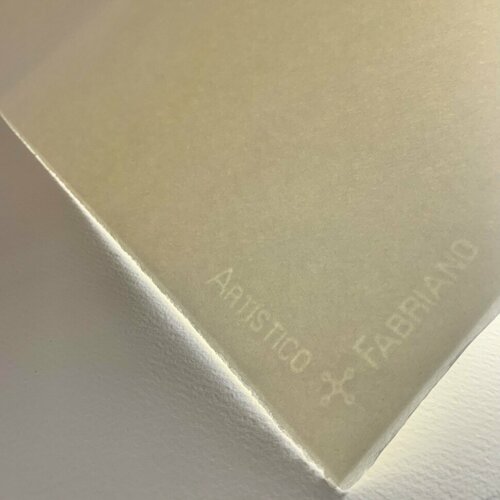 Акварельная бумага 56х76 см, 300 гр/м2, 100% хлопок, Торшон Fabriano, White, 3 листа, артикул 19130079