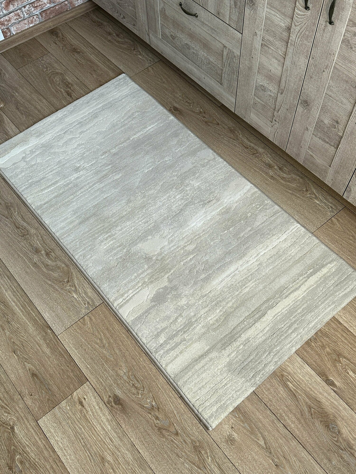 Ковер на пол 0.8x1.5м. Nubian (Бельгия Ragolle) плотный 1.000.000 точек/м2. ворс 11мм бежевый