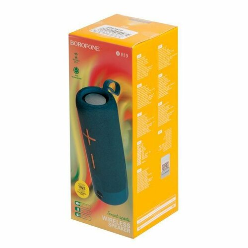 Портативная акустика колонка bluetooth Borofone BR19 Euphony sports speaker морская волна 6974443382020 143500₽