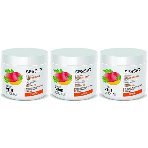 Купить Sessio Питательная смягчающая маска для волос Vege Coctail, 450 мл, 2 шт, Sessio Professional